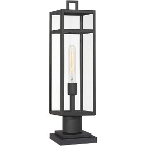 John Timberland John Timberlan San Lucas 21 3/4"H Sand Black Outdoor Pier Mount Light - 1 of 4