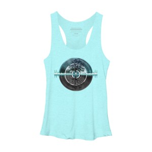 Women's Design By Humans Returning To Silence By Maryedenoa Racerback Tank Top - 1 of 3