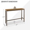Arceso Outdoor Bar Table, 38inch Patio Bar Height Counter Table, Weather Resistant, Waterproof HDPS  Table for Hot Tub, Balcony, Yard - 3 of 4