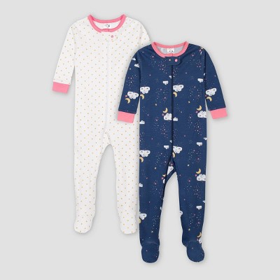gerber fleece footed pajamas