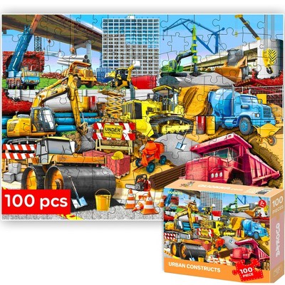 QUOKKA 100 Piece Puzzles for Kids 4 5 6 Years Old – Floor Puzzles for Kids 6 7 8 Year Old