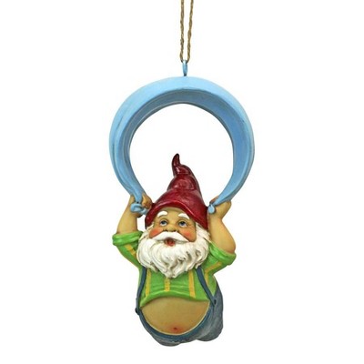 Design Toscano Paavo and his Parachute Adrenaline Junkie Hanging Garden Gnome Statue