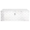 vidaXL Storage Box Silver 31.5 in.x15.4 in.x11.8 in. Aluminum - 2 of 4
