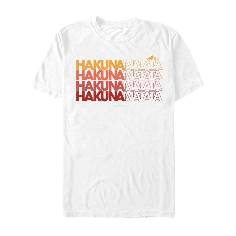 Men's Lion King Hakuna Matata Repeat T-Shirt, 1 of 5
