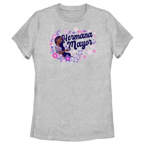 Women's Encanto Isabela Hermana Mayor With Flower T-shirt : Target