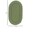 Colonial Mills Lifestyle Accent Border Moss Green 6x9 - 4 of 4