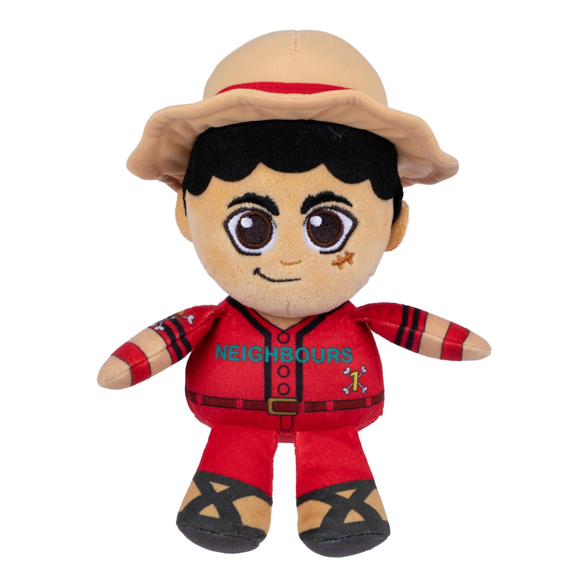 One Piece Small Stuffed Animal - Baseball Luffy