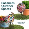 Sunnydaze Indoor/Outdoor Decorative Steel Scroll Gazing Ball Stand for 10" or 12" Outdoor Garden Gazing Globes - 9" H - 3 of 4