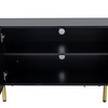 Kumasinova Stylish Fluted TV Stand with Storage Cabinets&Metal Legs for TV up to 80",Modern Entertainment Center Media Console for Living Room - 4 of 4