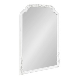 Kate and Laurel Fraimont MDF Arch Mirror, 24x34, White - 1 of 4