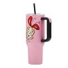 The Grinch Cindy Lou Who 40 Oz Pink Stainless Steel Tumbler with Handle - 2 of 4