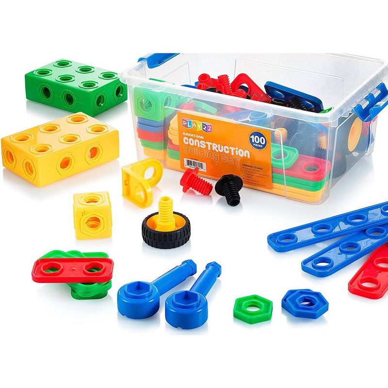 Building Blocks 104 Piece Set, STEM Educational Fun Toy Set - Play22usa, 5 of 9