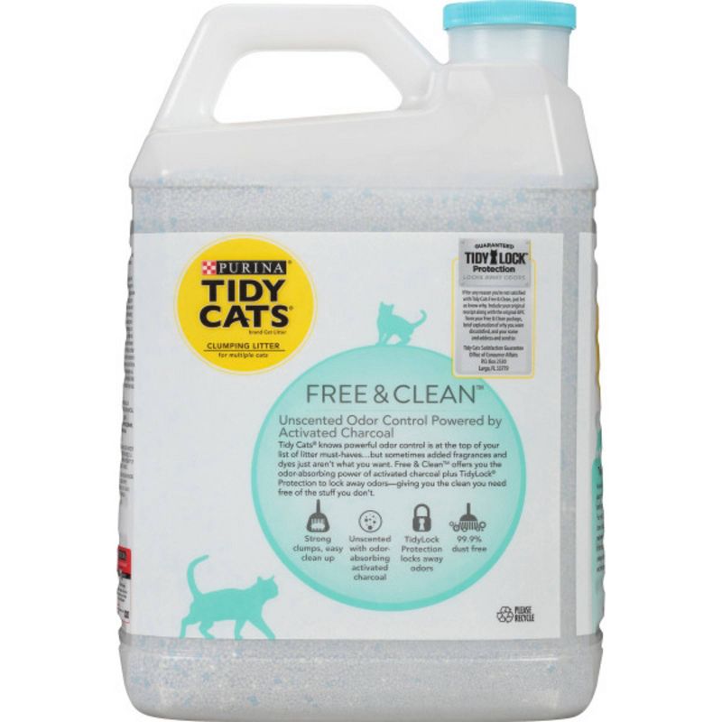 Purina Tidy Cats Free & Clean Unscented Clumping Scoop Cat & Kitty Litter for Multiple Cats, 2 of 6