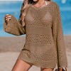 Women's Seaside Whispers Crocheted Cover-Up Dress - Cupshe - 2 of 4
