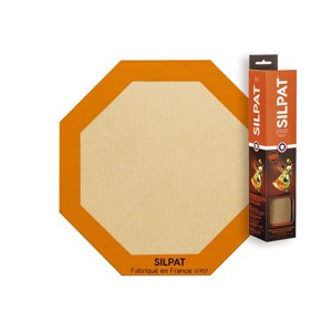 Silpat The Original Non-Stick Silicone Microwave Baking Mat, 10.25" Diameter Octagon - 1 of 4