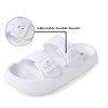 Women's Men's Cloud Slides Double Buckle Adjustable Pillow Slippers Thick Sole Cushion EVA Sandals - 3 of 4