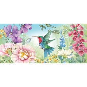 Evergreen Humming Along Sassafras Indoor Outdoor Switch Doormat 1'10"x10" Multicolored - 1 of 1