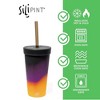 Silipint: Silicone 22oz Straw Tumbler: Sun Storm - 2 of 4