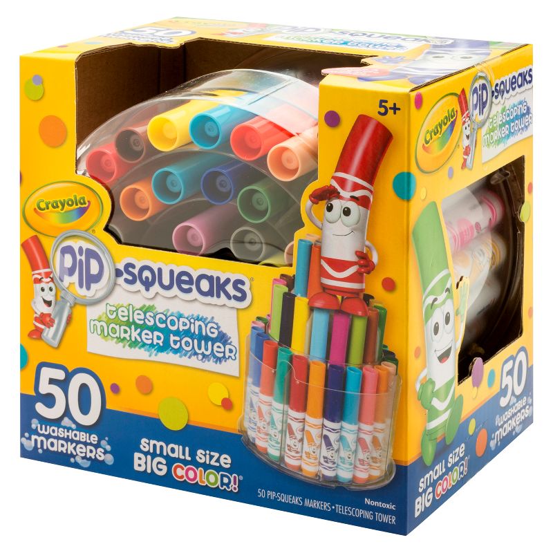 Crayola 50ct Pip Squeaks Marker Set, 4 of 12