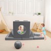 12Pcs Modular Kids Play Couch for Playroom Bedroom Living Room Creativing Couch for Inspiring Child - 4 of 4