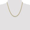 Black Bow Jewelry 3.75mm 10k Yellow Gold Concave Anchor Chain Necklace - 2 of 4