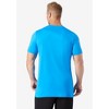 KingSize Men's Big & Tall No Sweat Longer-Length Short Sleeve Crewneck Tee - 3 of 4