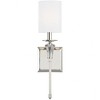 Capital Lighting Laurent 1 - Light Wall Light in  Polished Nickel - 3 of 4