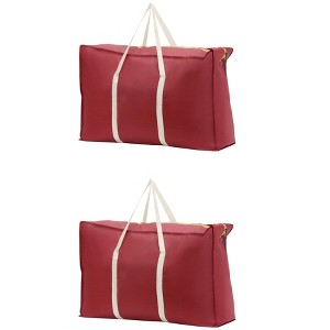 REGALWOVEN Foldable Storage Bags for Organizing Bedroom Clothing Closet Organizer with Handles 2 Pcs - 1 of 4