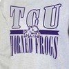 NCAA TCU Horned Frogs Unisex Ash Crew Fleece Sweatshirt - 3 of 3