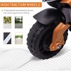 TopComfy Baby Walkers Bike for Kids, Dirt Bike, Ride On Toy Off Road Street Bike, and Training Wheels, Warm Hearted, Orange, 27"*12"*13" - 3 of 4