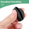 Unique Bargains Silicone Durable Waterproof Shock Absorption Mechanical Fasteners Black - 4 of 4