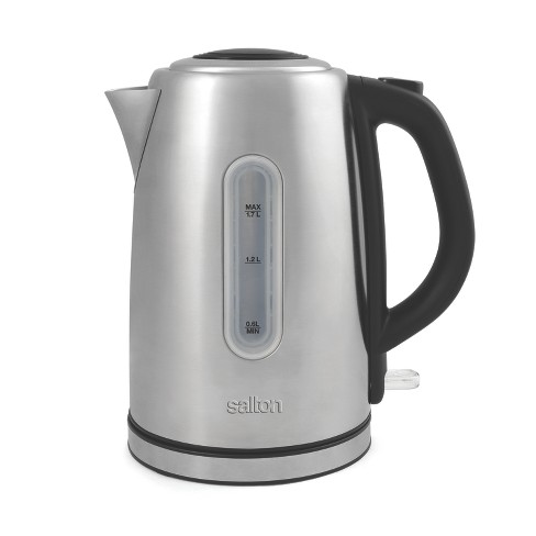 Salton Temperature Control Kettle & Tea Steeper 58oz Silver : Target
