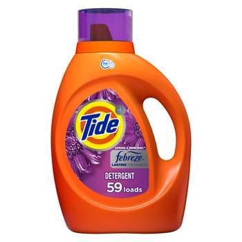 Tide Plus Febreze High Efficiency Liquid Laundry Detergent - Spring & Renewal