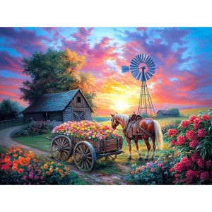 Sunsout Flower Delivery 500 pc Jigsaw Puzzle 77182 - 1 of 4