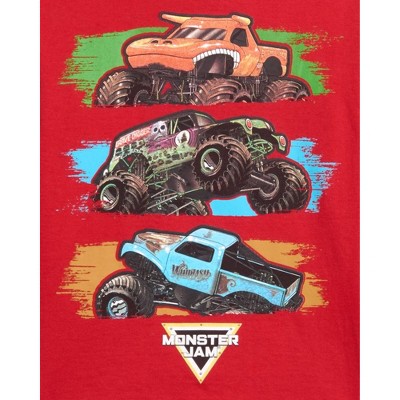 Monster Jam Little Boys 2 Pack Long Sleeve Graphic T-Shirts Multicolored 7-8 — фото 5