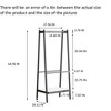 Christopher Knight Home Samantha Modern 65"H Oak Solid Wood Trapezoidal Clothes Rack with Rattan Shelf - 3 of 4