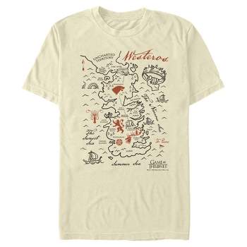 Men's Game of Thrones Westeros Map T-Shirt