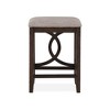 New Classic Furniture,Bella Wood Counter Stool With Fabric Seat In Cherry (Set Of 2) - 2 of 4
