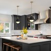 LNC Libbaconion 1-Lights 11.8" Modern Luxury Cone Pendant Lights, Black and White - 4 of 4