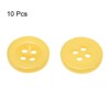 Unique Bargains Resin Craft DIY Round Flat 4-Hole Replacement Sewing Buttons 10 Pcs - 3 of 4