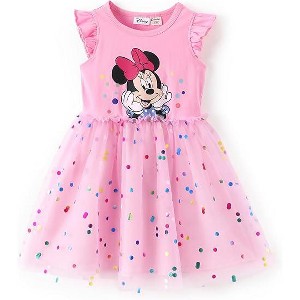 open lace back dress Fancydresswale New Baby Girl Micky Mouse Clothes Girls Dress Party –  fancydresswale.com main image 1