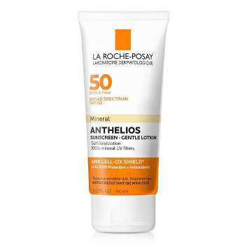 La Roche Posay Anthelios Body and Face Soft Finish Mineral Sunscreen Lotion - SPF 50 - 3.04 fl oz