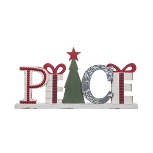 Transpac Christmas Decorative Letters and Words for Festive Home Decor and Holiday Celebrations - 1 of 2