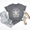 Simply Sage Market Women's Valentine Feelings Skeleton Short Sleeve Garment Dyed Tee - 3 of 3