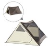 Outsunny 2-3 People Pop Up Camping Tent Waterproof Automatic Instant Tent Portable Cabana Beach Tent w/ Carry Bag, Windows and Doors - 4 of 4