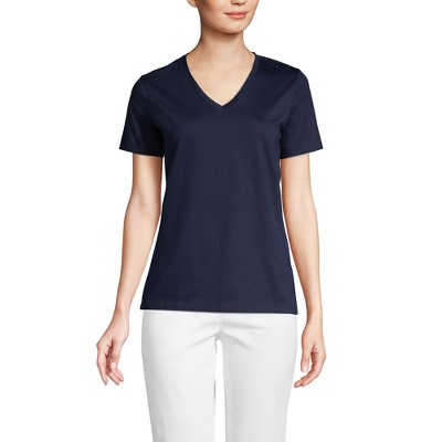 Lands' End Women's Relaxed Supima Cotton T-Shirt