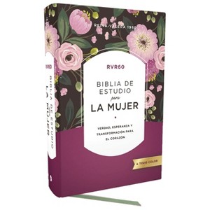 Rvr60 Biblia de Estudio Para La Mujer, Tapa Dura, Interior a Color, Comfort Print - by  Rvr 1960- Reina Valera 1960 & Vida (Hardcover) - 1 of 1