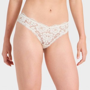 Women's Lace V-Waist Bikini Underwear - Auden™ - 1 of 4