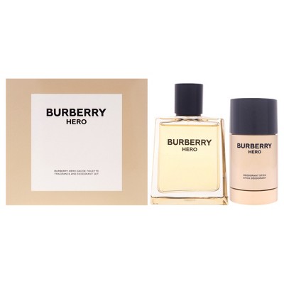Burberry Hero by Burberry for Men - 2 Pc Gift Set 3.3oz EDT Spray, 2.4oz Deodorant Stick