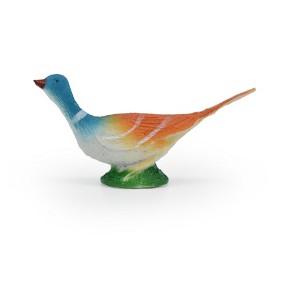 Collectible Wildlife Gifts | Dove, Ring-necked Toy, Very Nice Bird Plastic Model    2 1/2 inch    F626 B131 - 1 of 4